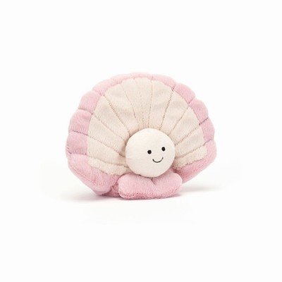 Jellycat Clemmie Clam Australia | 681520DKA